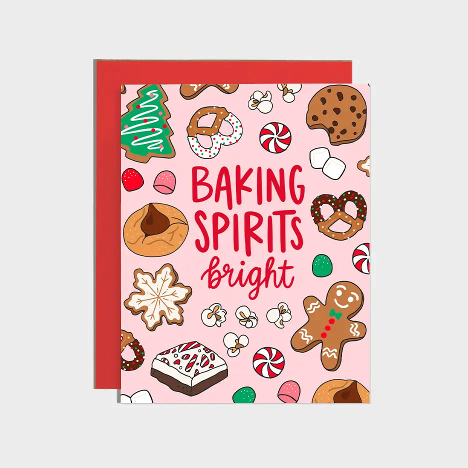 Brittany Paige Greeting Card - Baking Spirits Bright