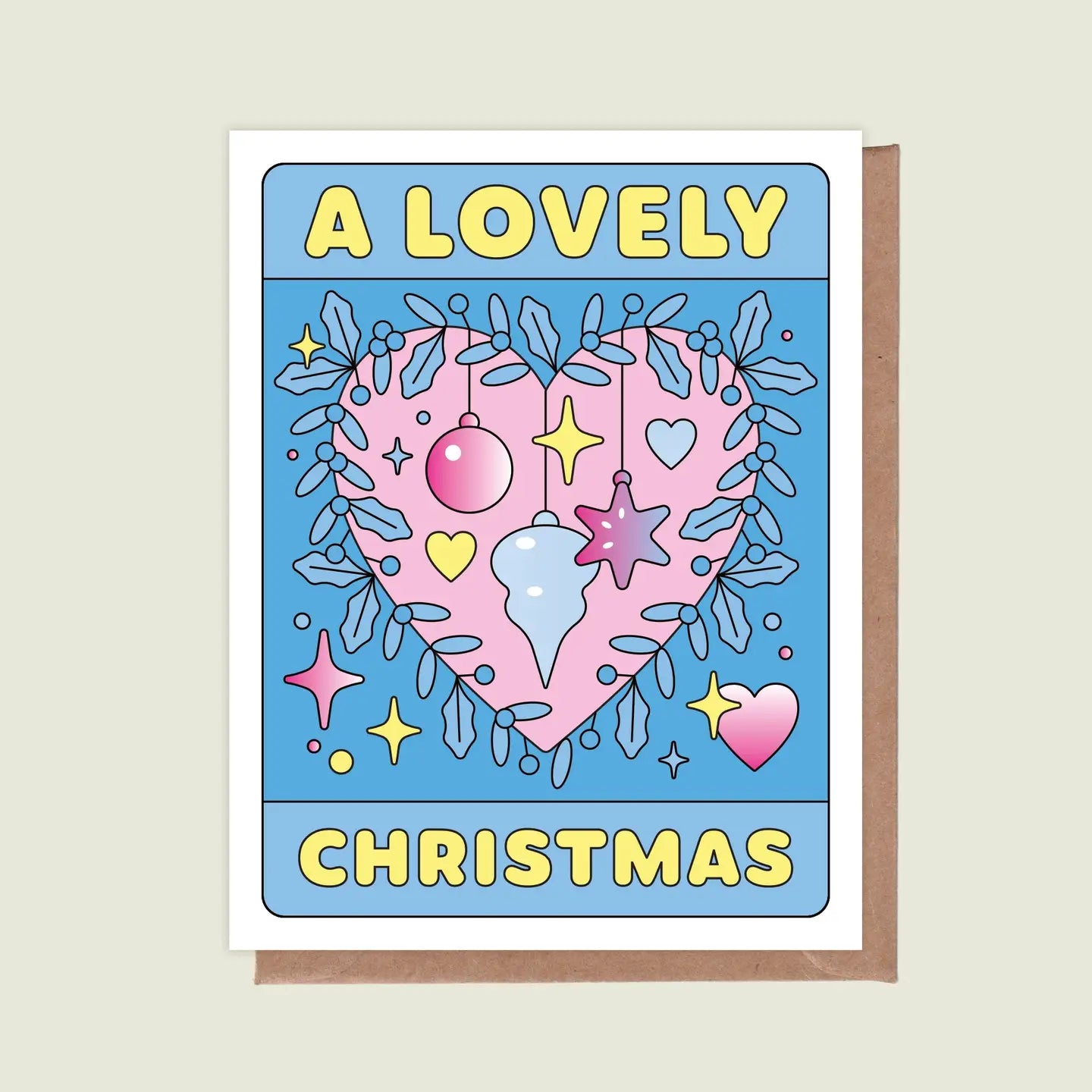 Épée Lapin Studio Greeting Card - Lovely Christmas