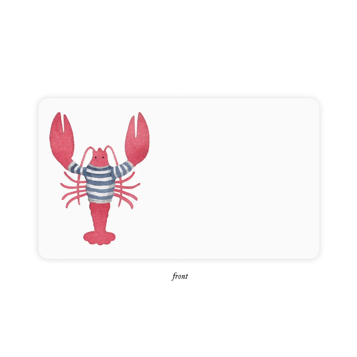 E Frances Boxed Little Notes - Lobster