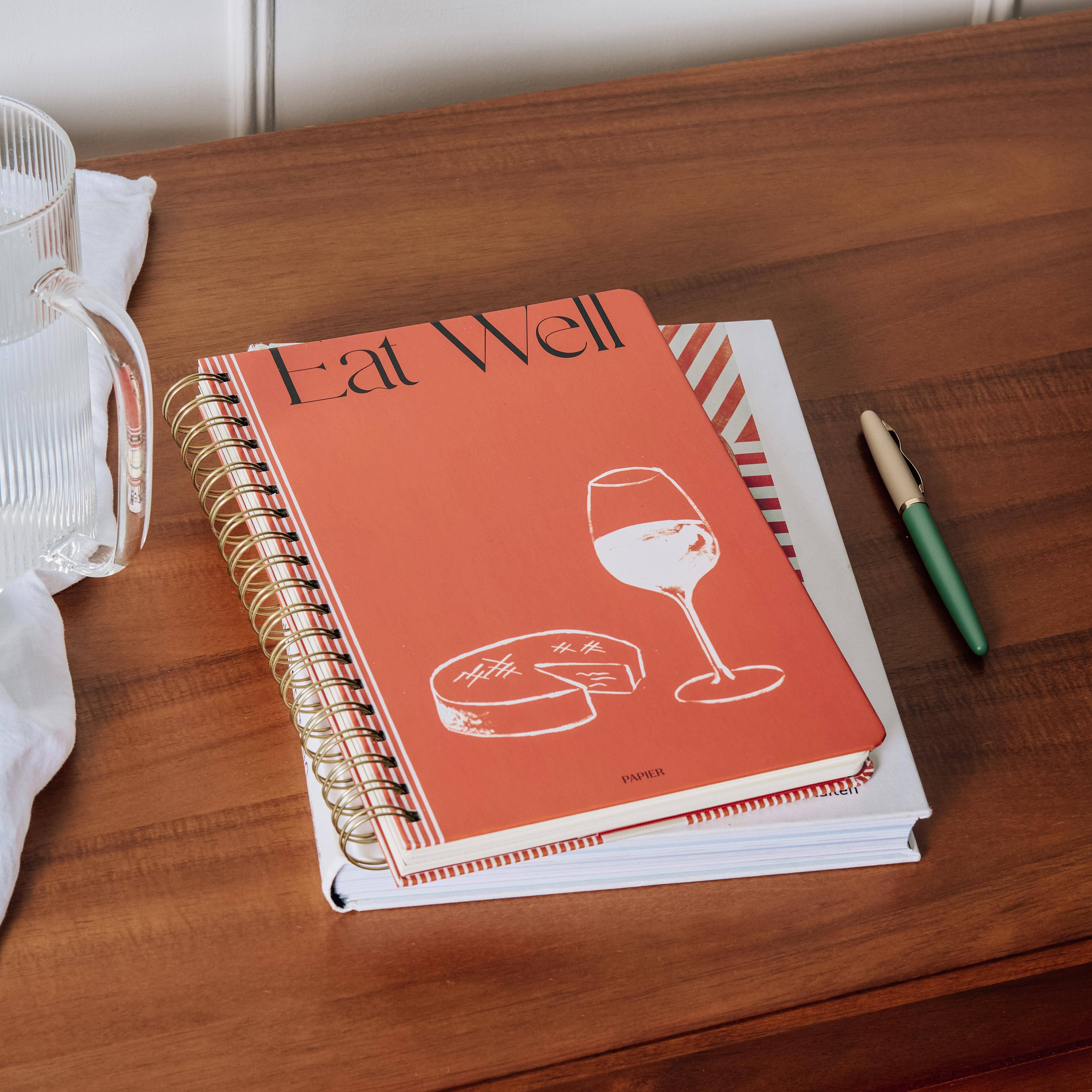Guided Recipe Journal - Eat Well Hardcover B5