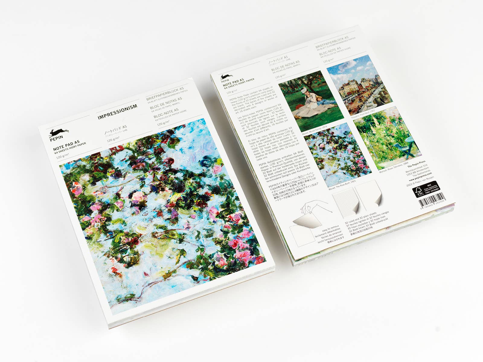 A5 Note Pad & Writing Paper - Impressionism