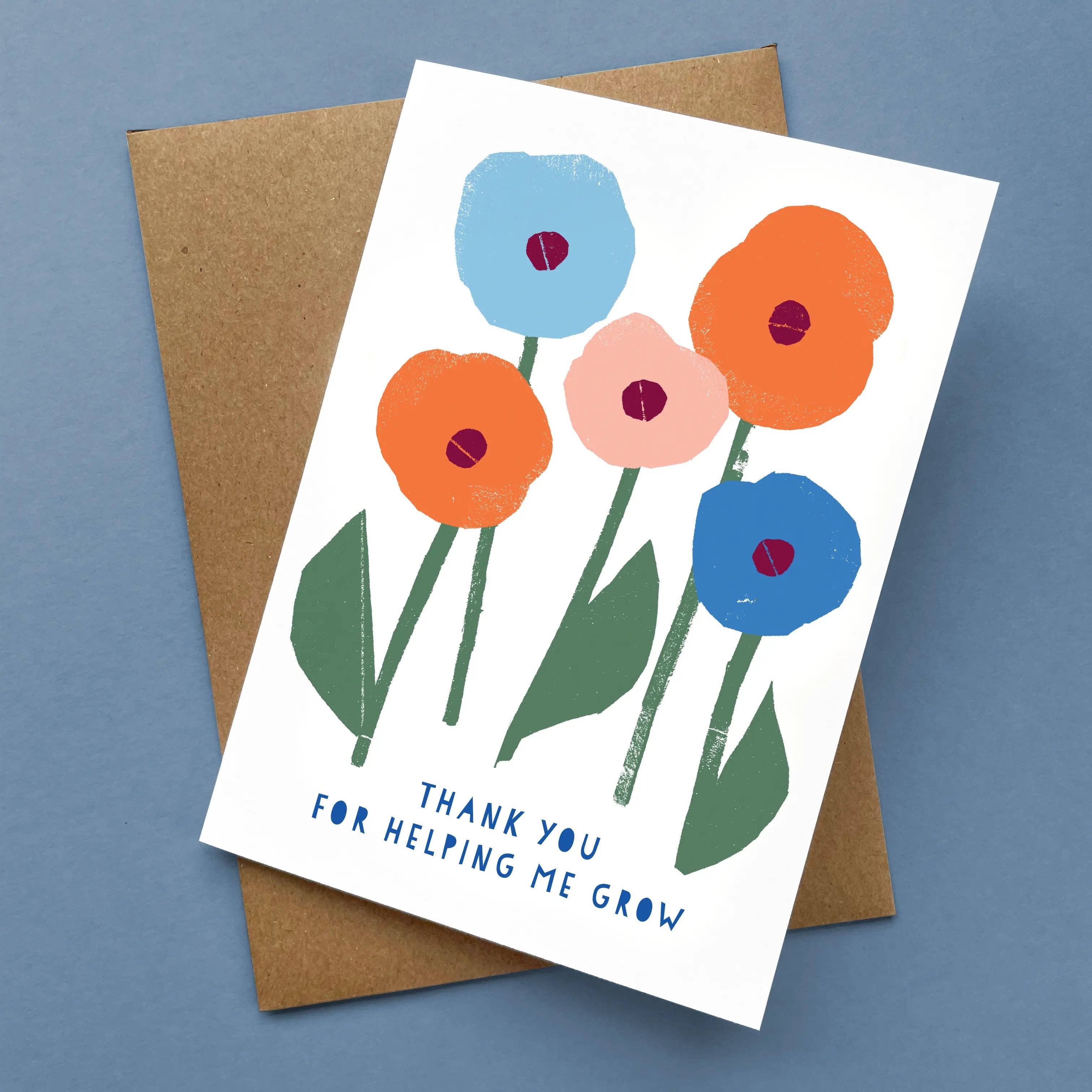 Greeting Card - Helping me Grow