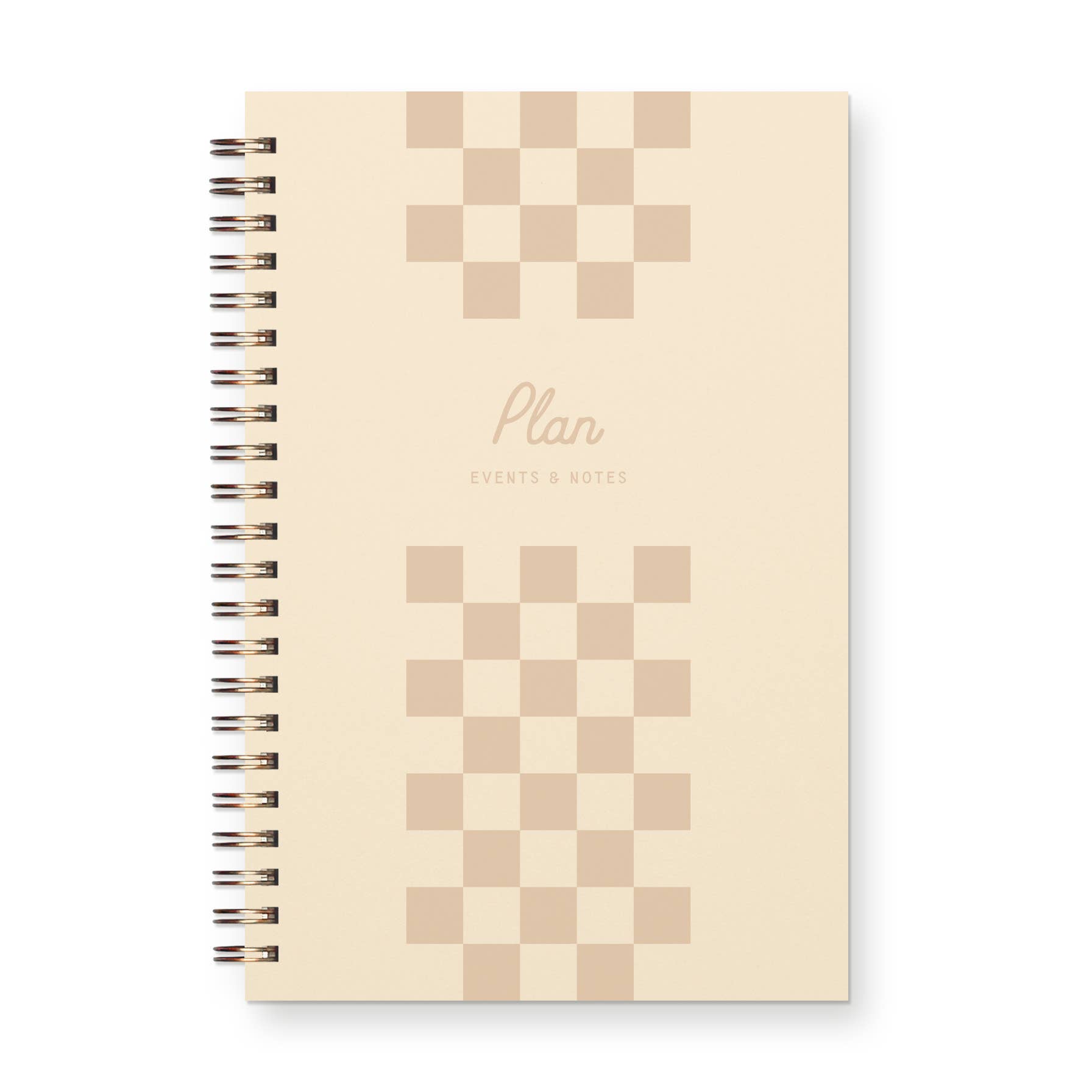 Undated Weekly Planner Journal - Checkerboard