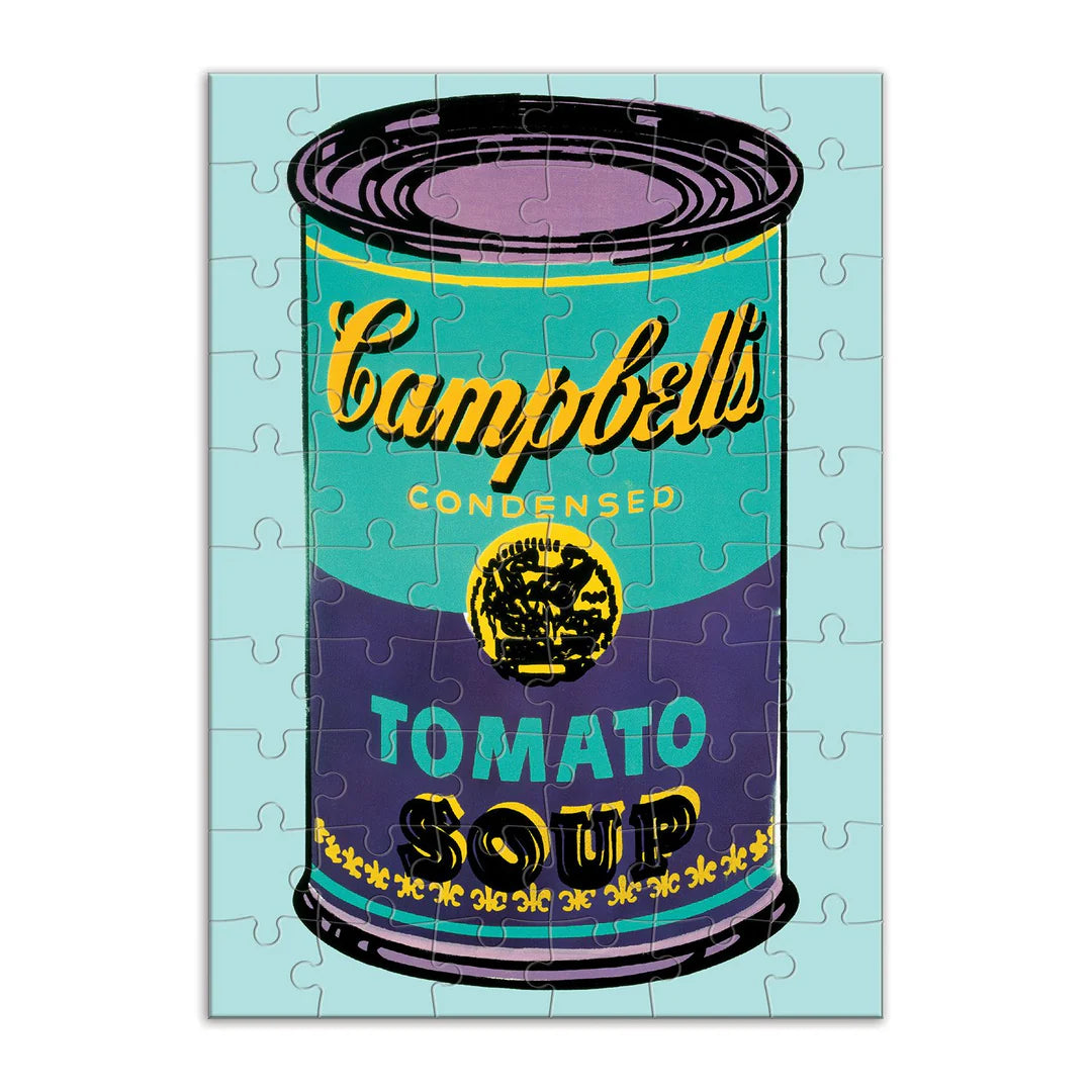 Andy Warhol Soup Can 60 Piece Puzzle Card