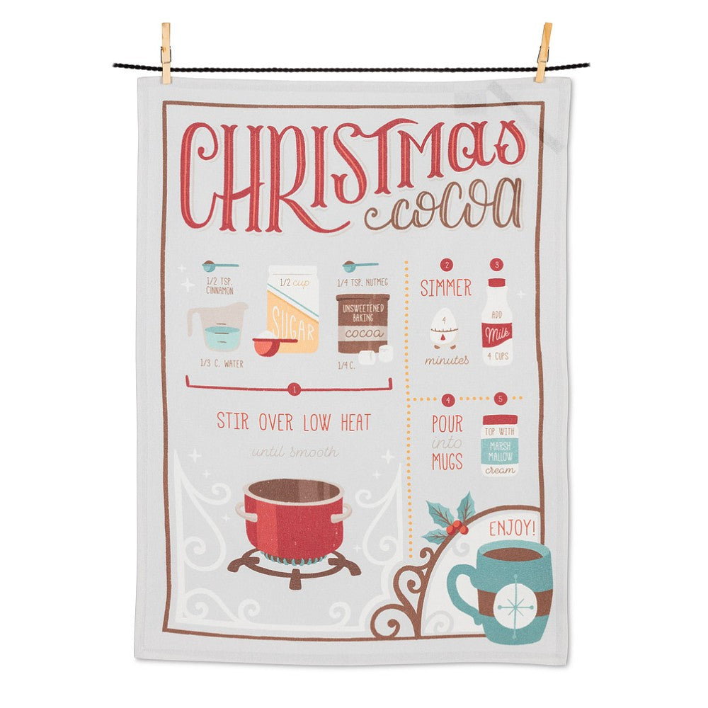 Tea Towel - Christmas Cocoa Recipe