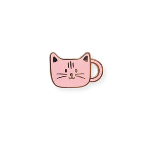 Enamel Pin - Cat Mug