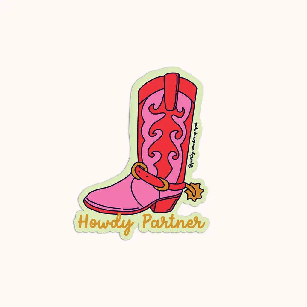 Sticker - Howdy Partner