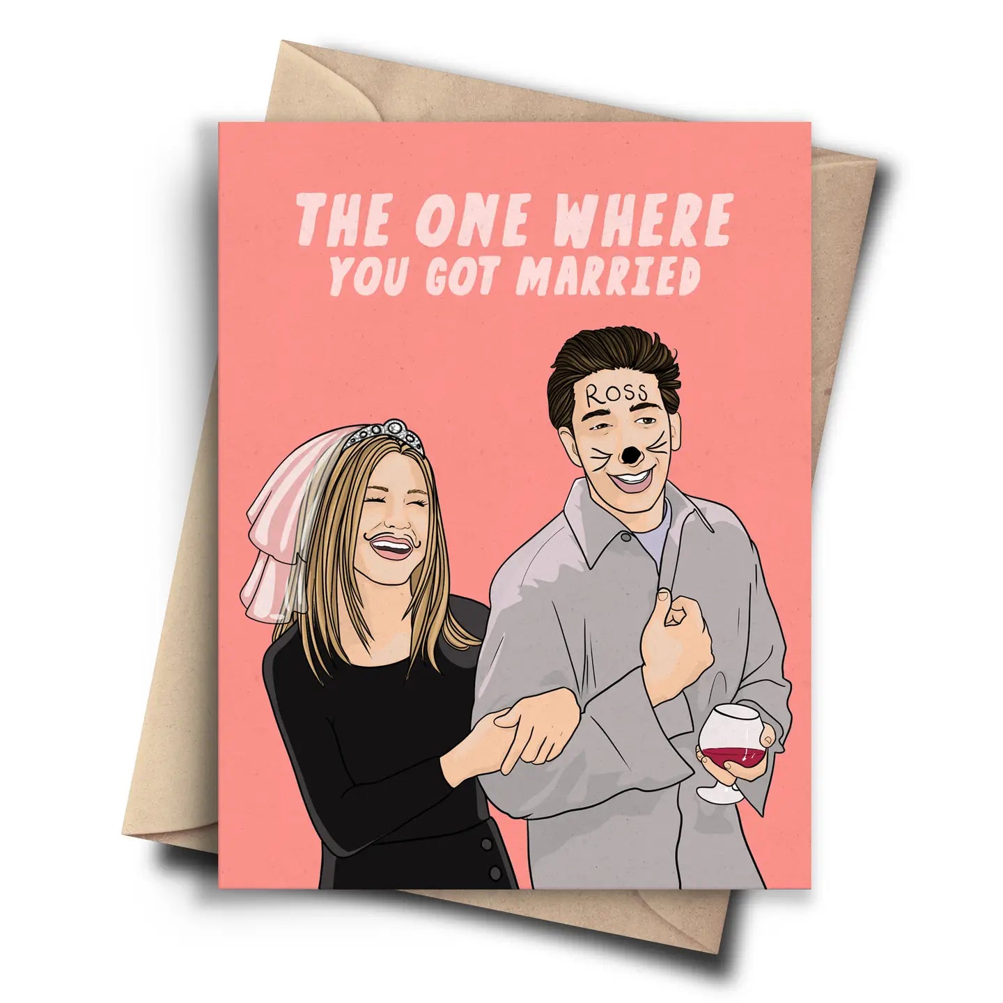 Greeting Card - Friends The One Where You Got Married
