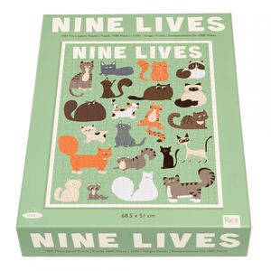 Nine Lives 1000 Piece Puzzle