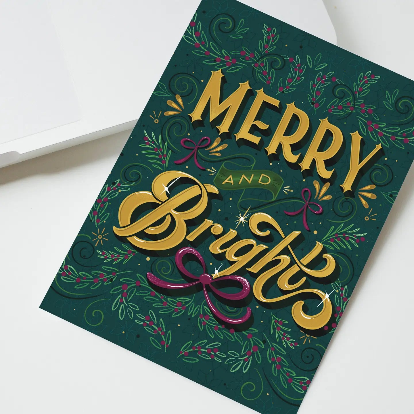 Greeting Card - Merry & Bright