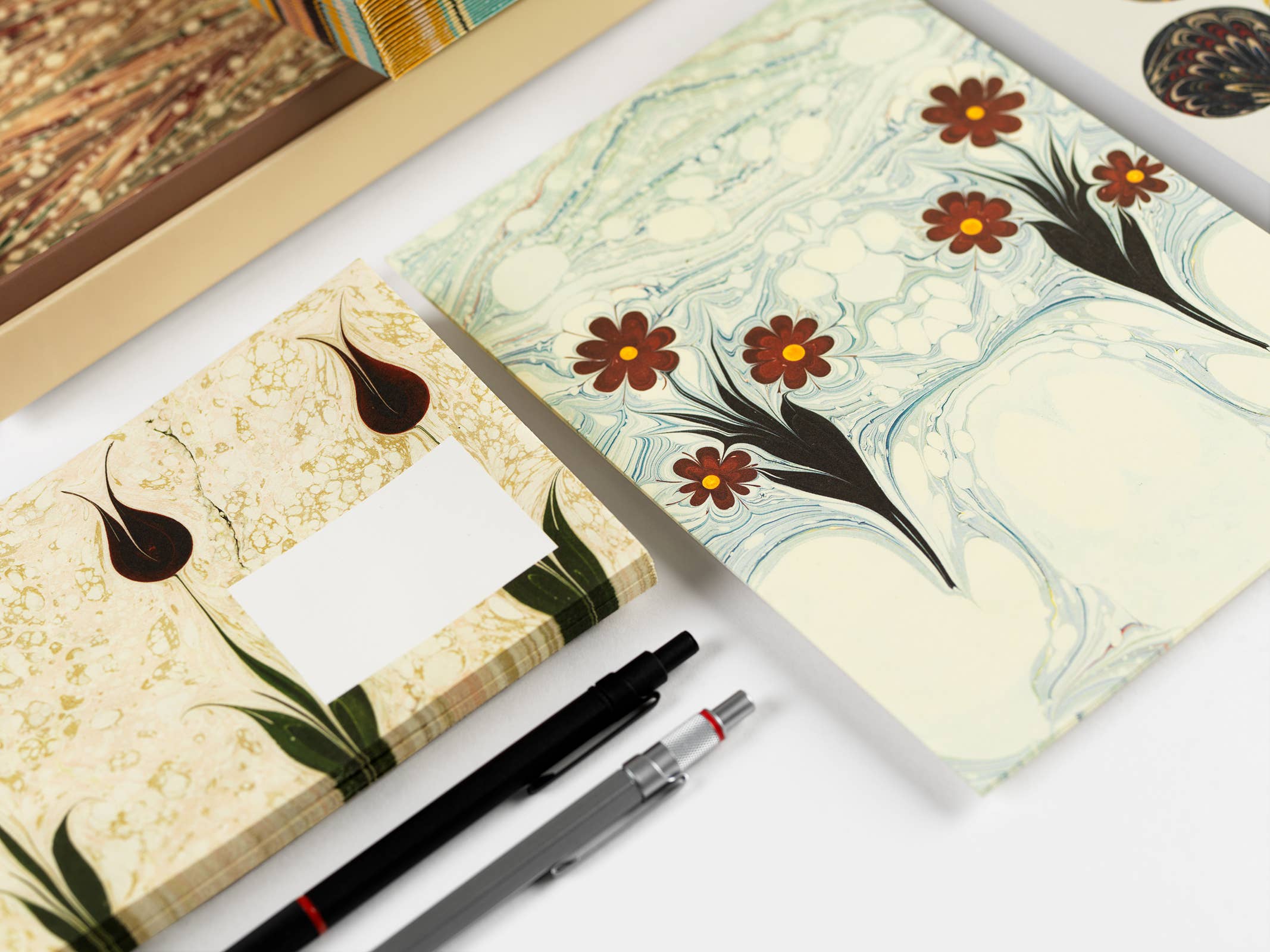 Letter Writing Set - Marbled Paper