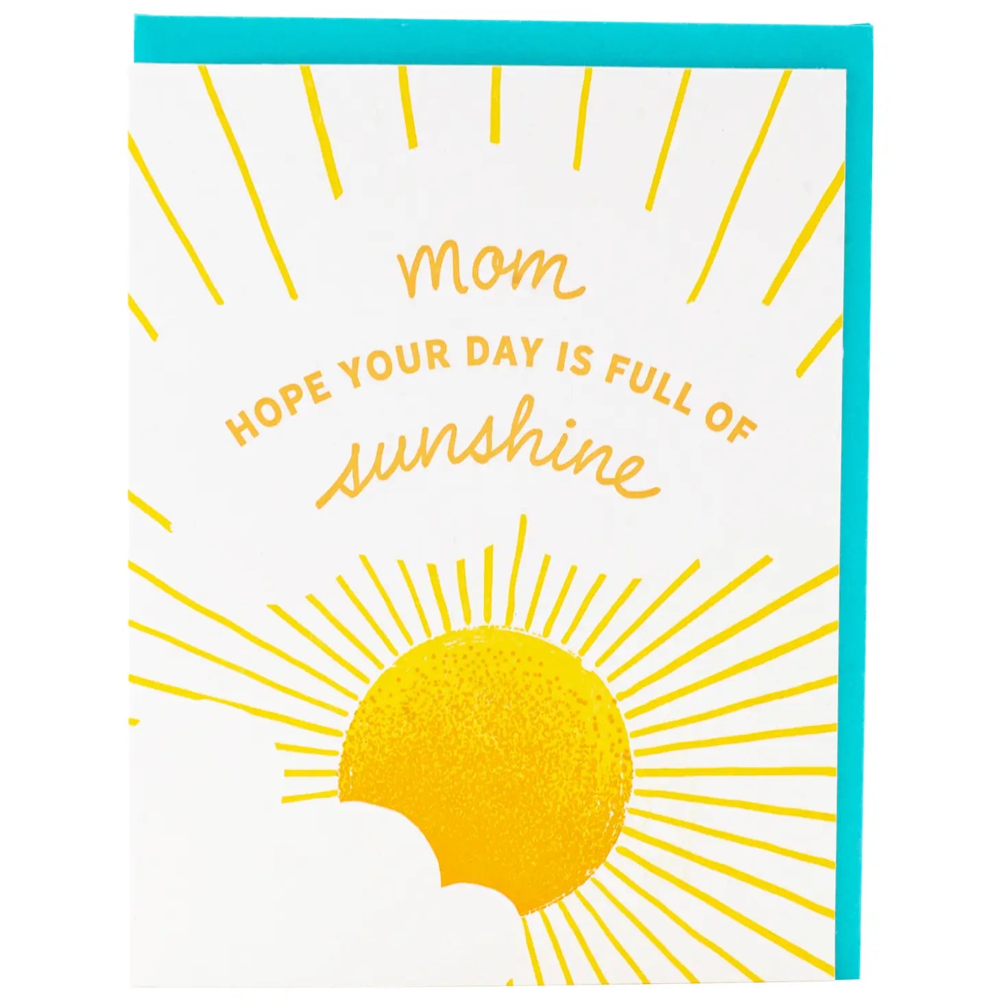 Smudge Ink Greeting Card - Sunshine Mom