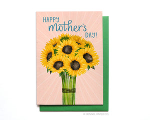 Greeting Card - Sunflower Bouquet
