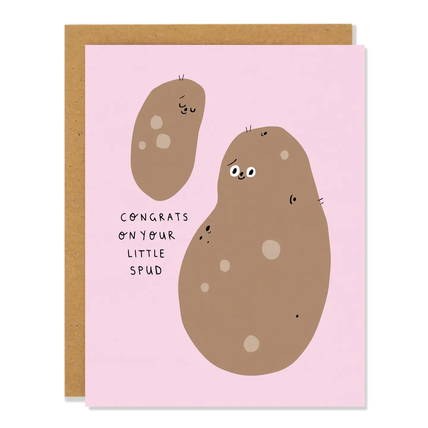 Badger & Burke Greeting Card - Little Spud