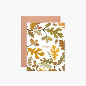 Botanica Paper Co. Greeting Card - Oak Tree