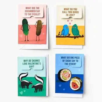 Valentine Card Kit - Flip Up Jokes