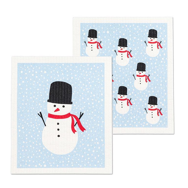 Swedish Dishcloths - Snowman