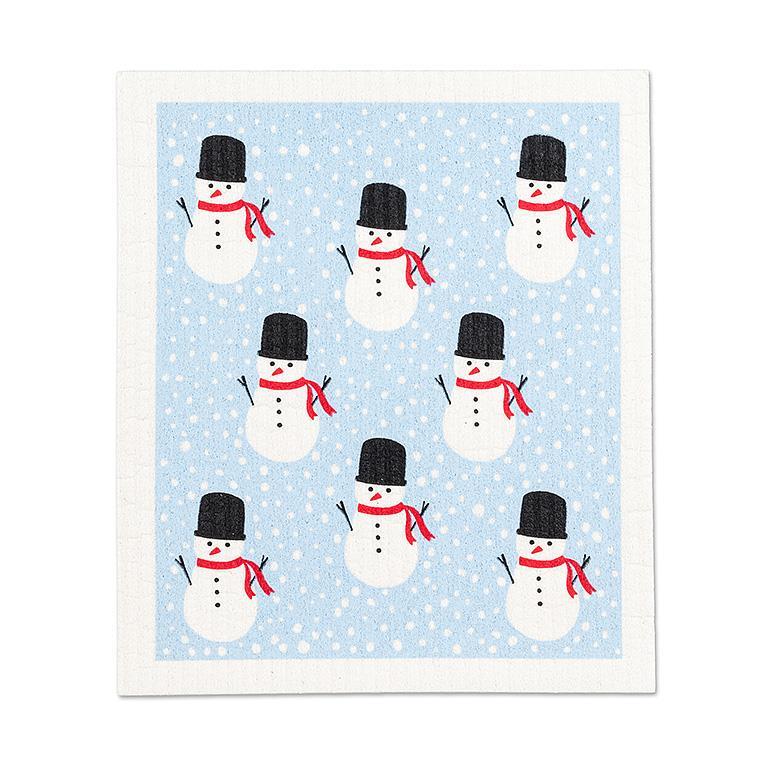 Swedish Dishcloths - Snowman