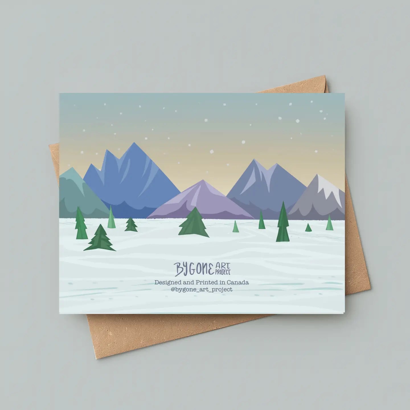 Bygone Art Project Greeting Card - Xc Skiing