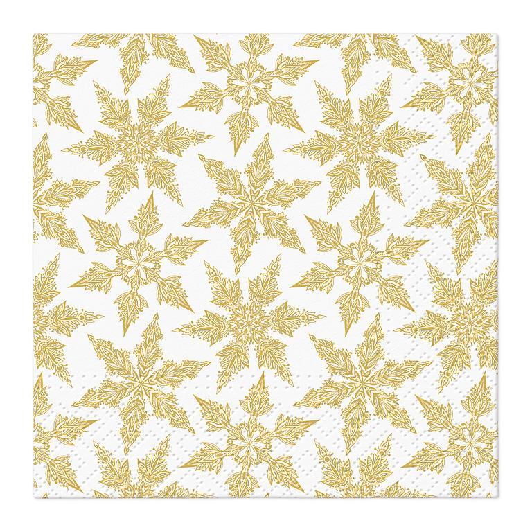 Holiday Napkins - Gold Winter Cocktail