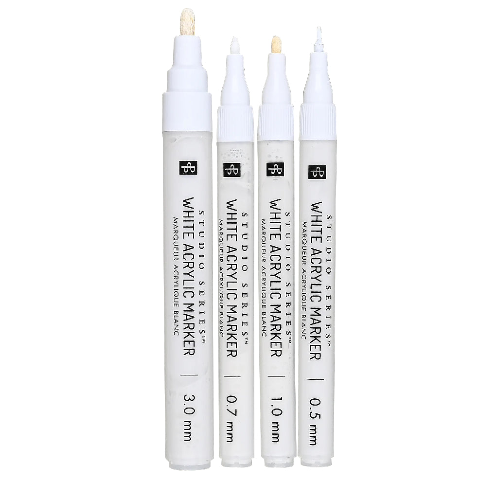 Studio Series White Acrylic Markers