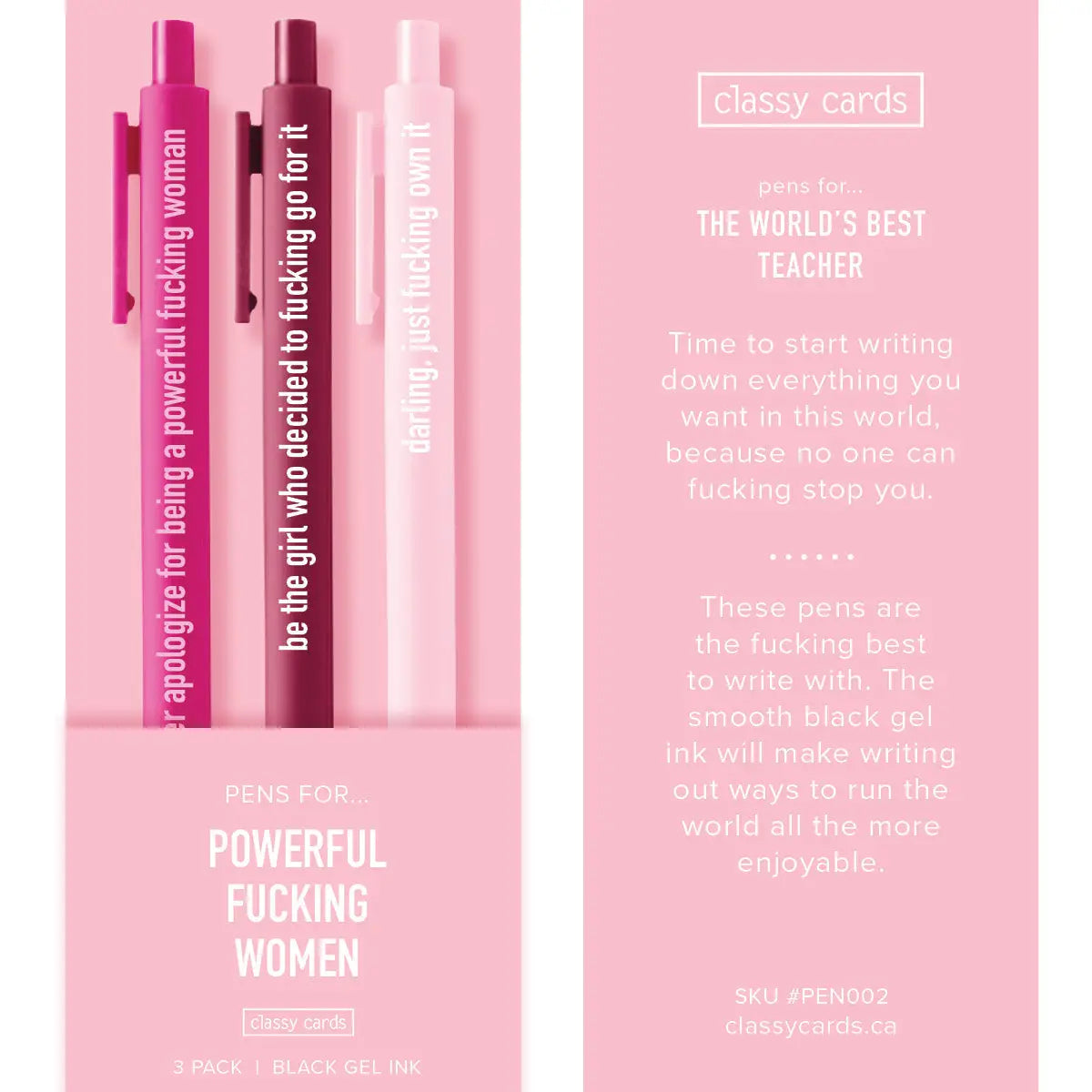 Pen Set - Powerful Women