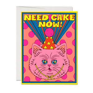 Red Cap Cards Greeting Card - Need Cake