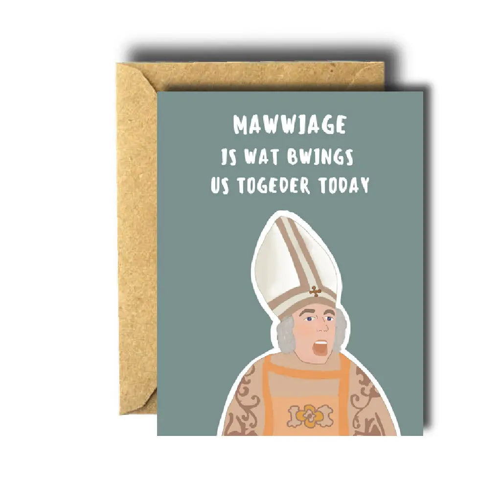 Bee Unique Greeting Card - Mawwiage