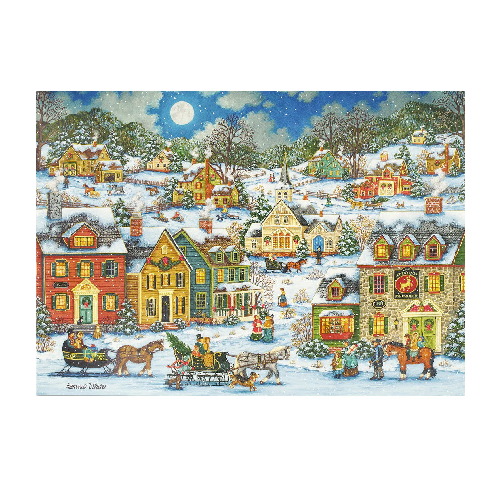Peter Pauper Press Boxed Notes - Festive Village