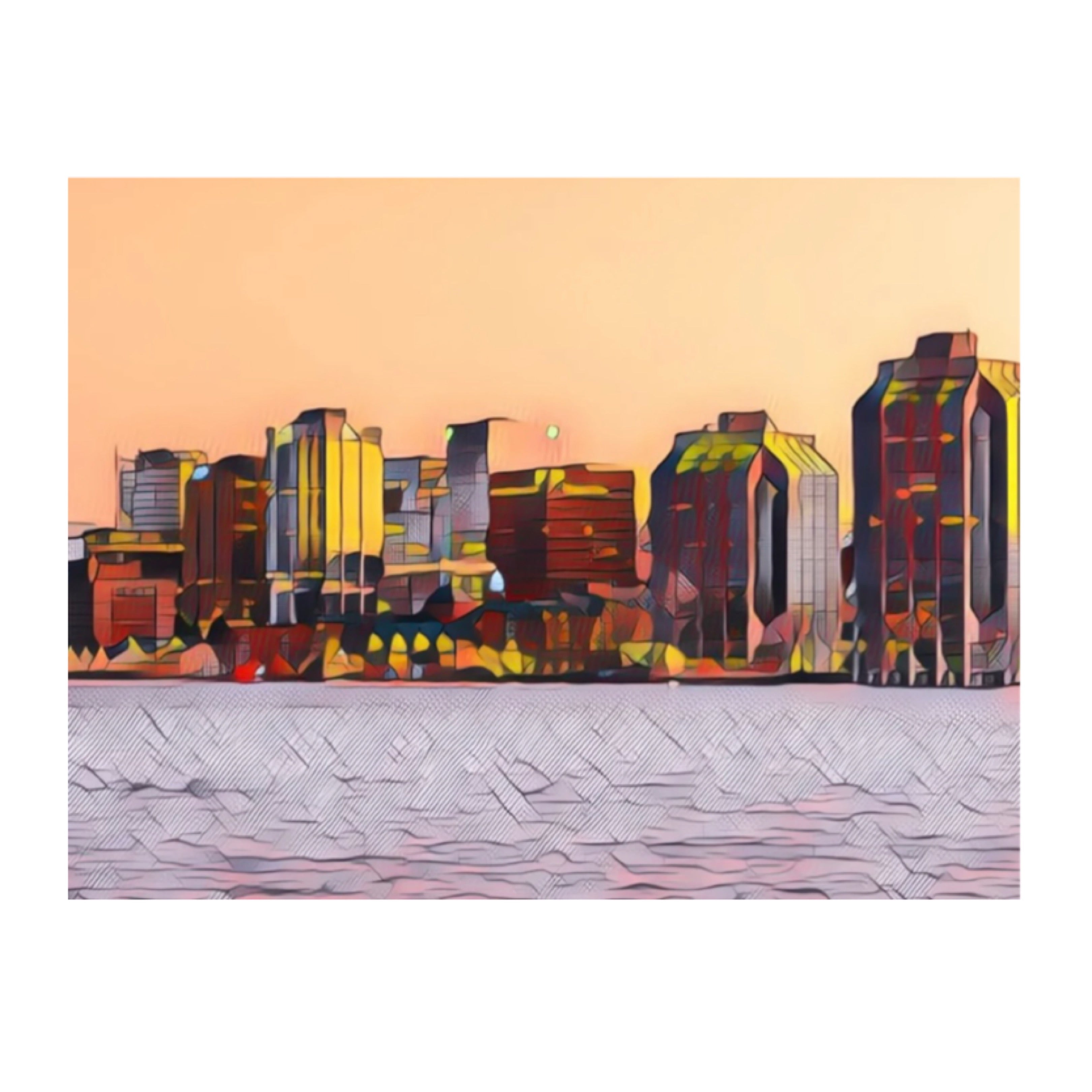 Postcard - Halifax Waterfront at Dusk