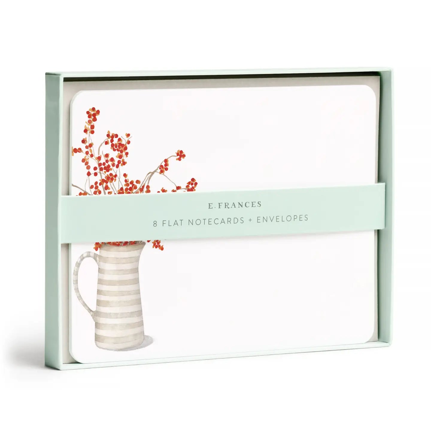 E Frances Boxed Flat Notes - Autumn Berry Pitcher