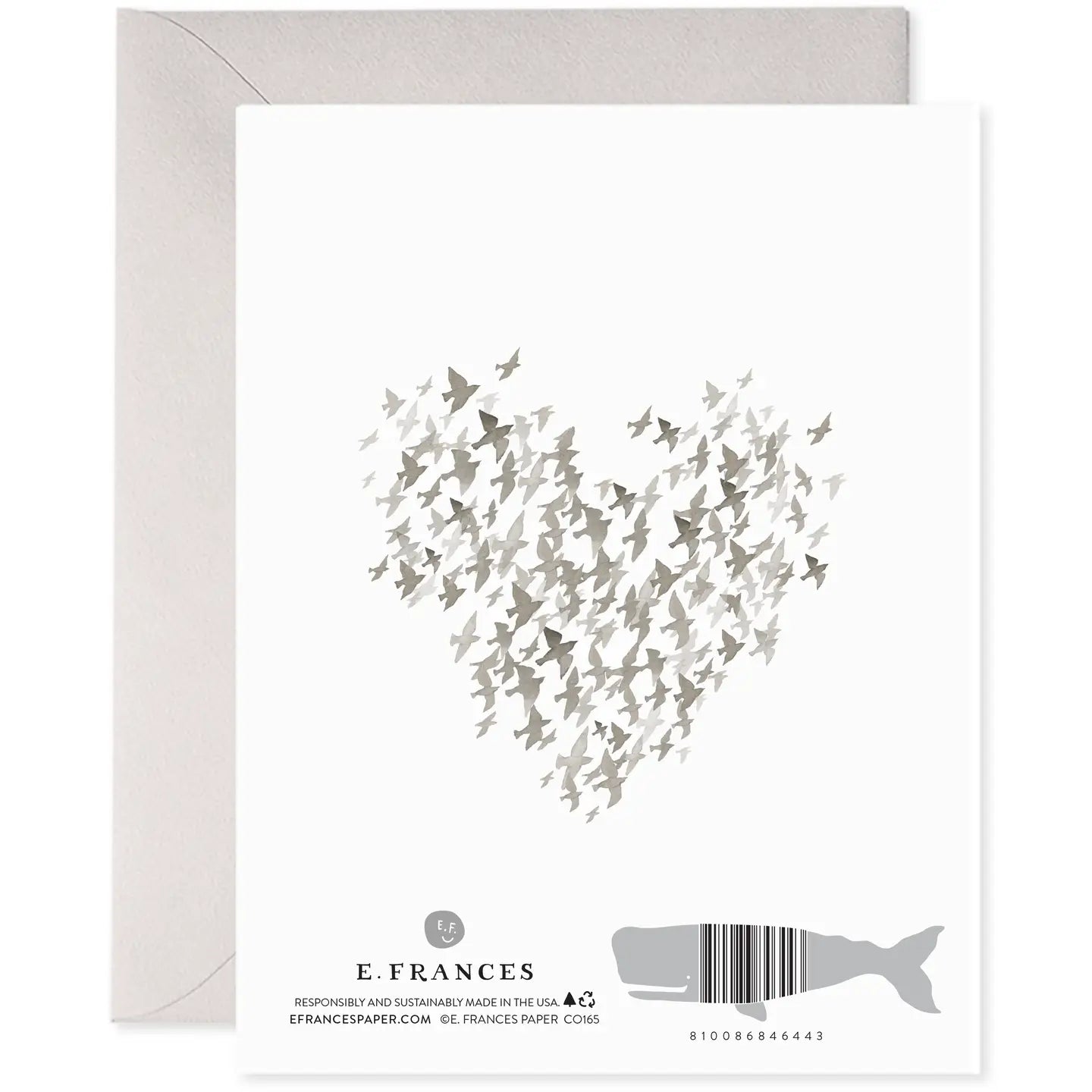 E Frances Greeting Card - Starlings Condolences