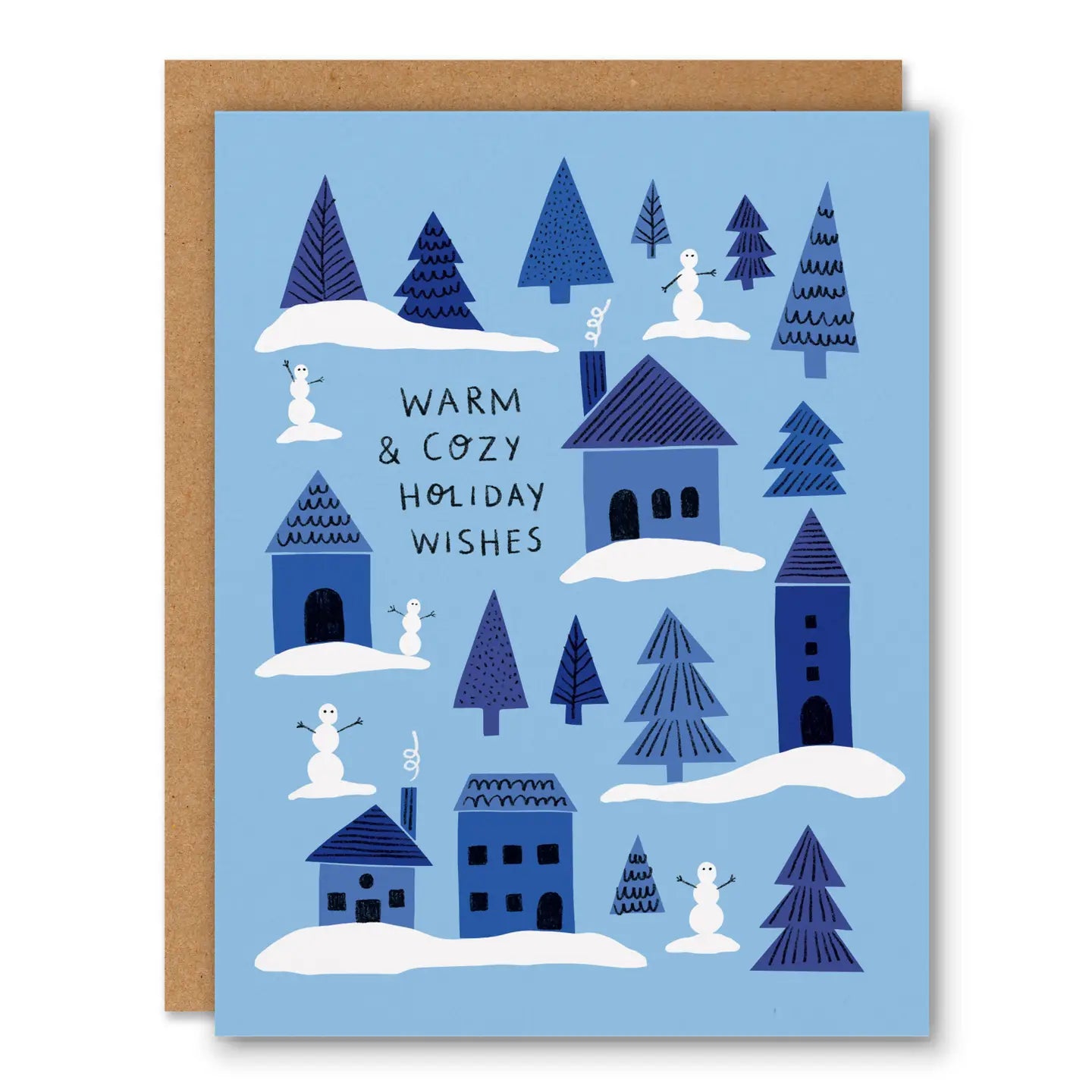 Badger & Burke Greeting Card - Holiday Village