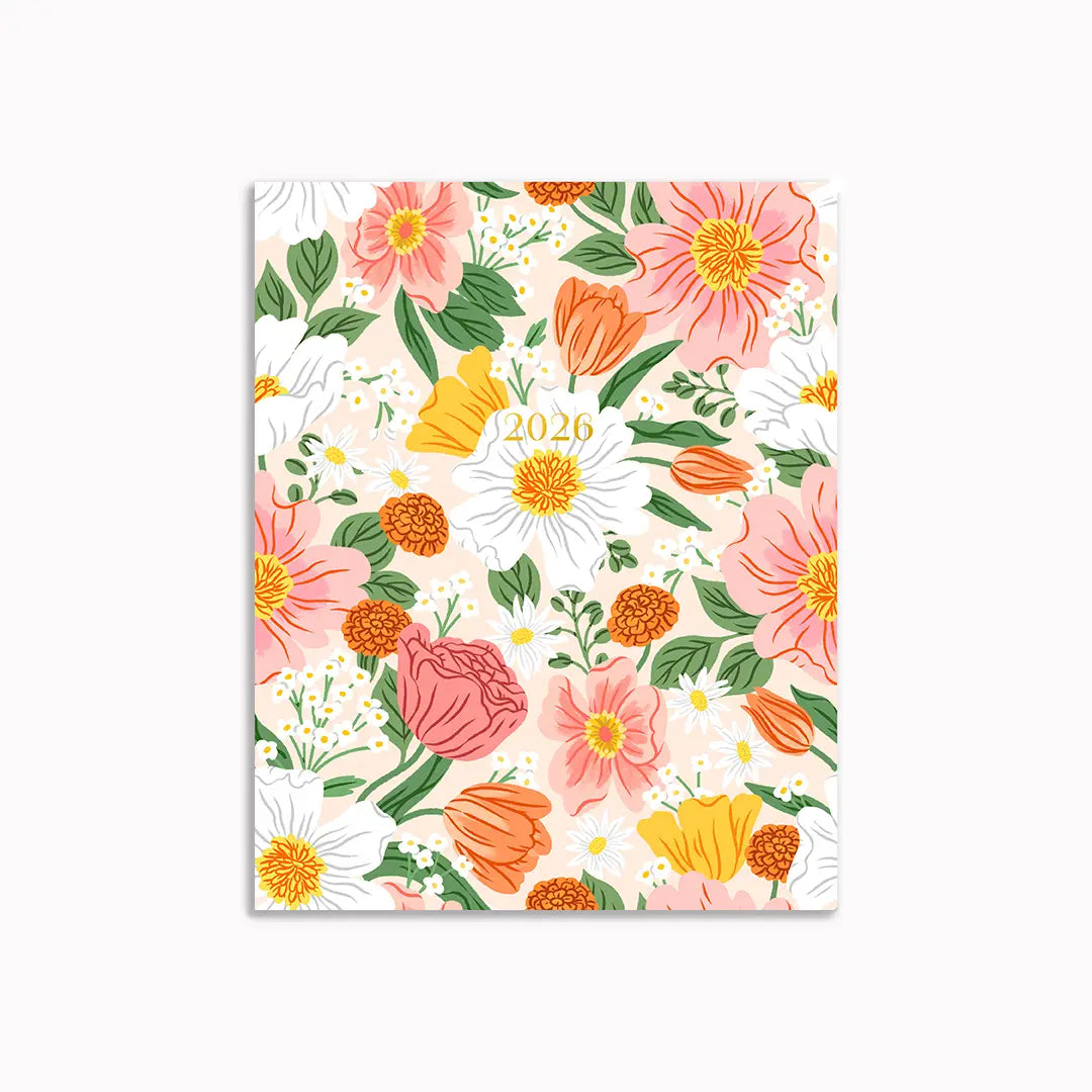 2026 Monthly Planner - Sunpetal