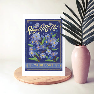Art Print - Forget-Me-Not 8x10