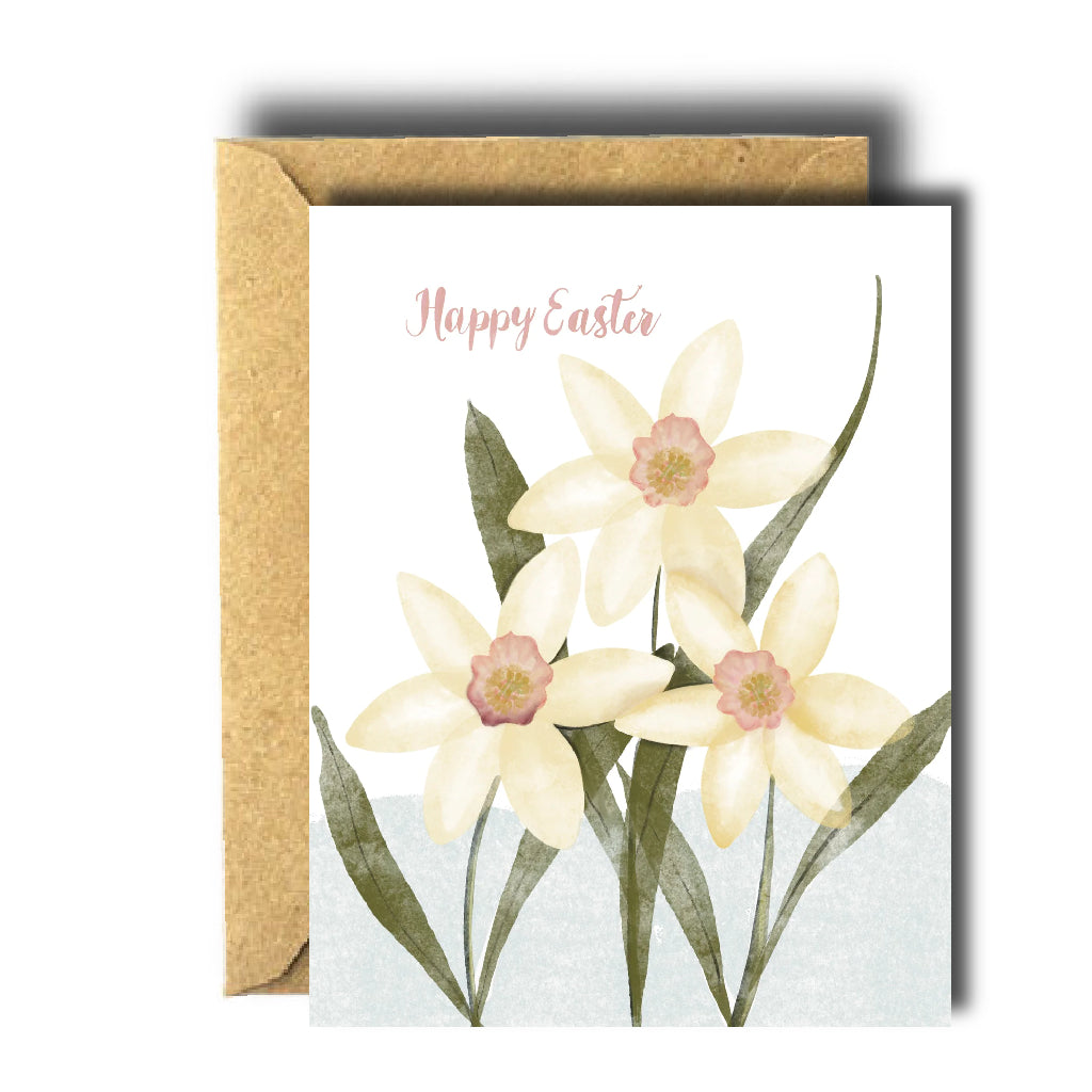 Poplar Paper Co. Greeting Card - Easter Daffodils