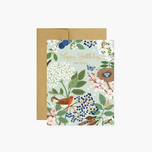Botanica Paper Co. Greeting Card - Flowering Trees Birthday