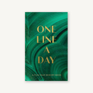 Journal - One Line A Day Malachite Green