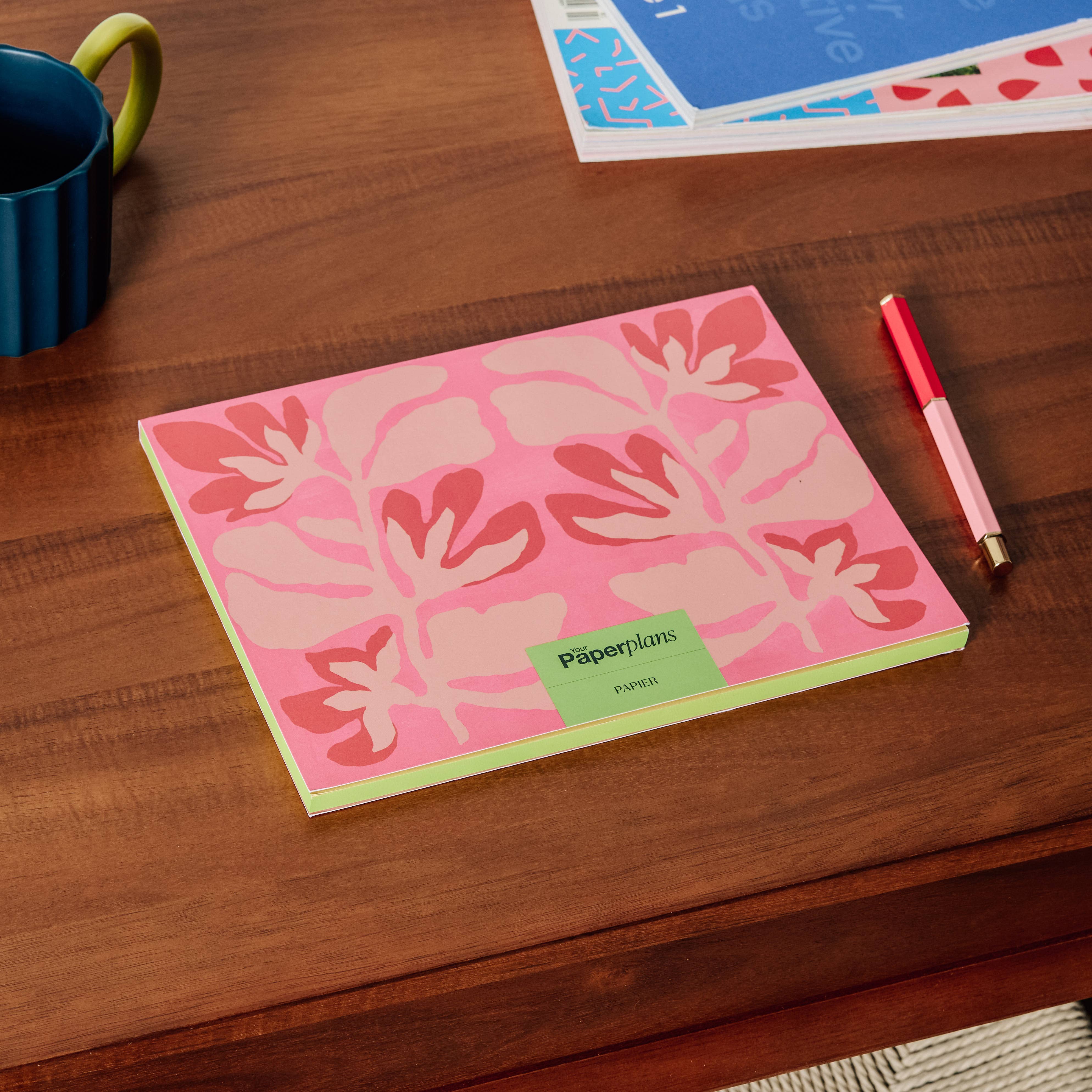 Undated Weekly Desk Planner - Fresh Growth