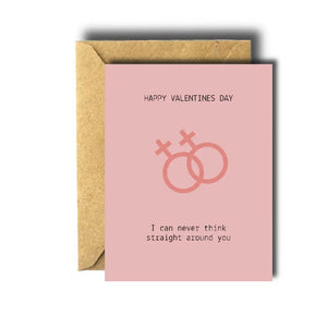 Bee Unique Greeting Card - Can't Think Straight