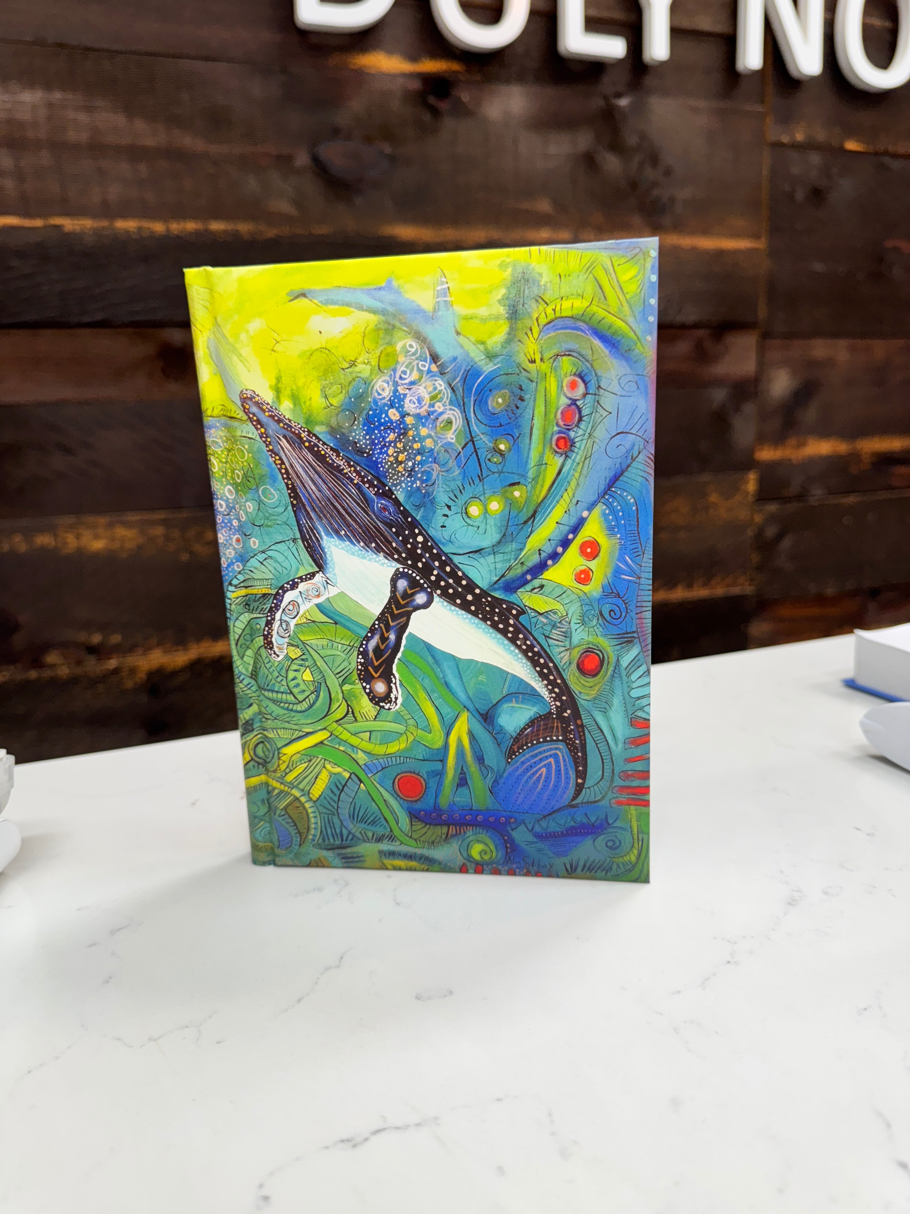 Notebook - Humpback Whale Journal - Alan Syliboy