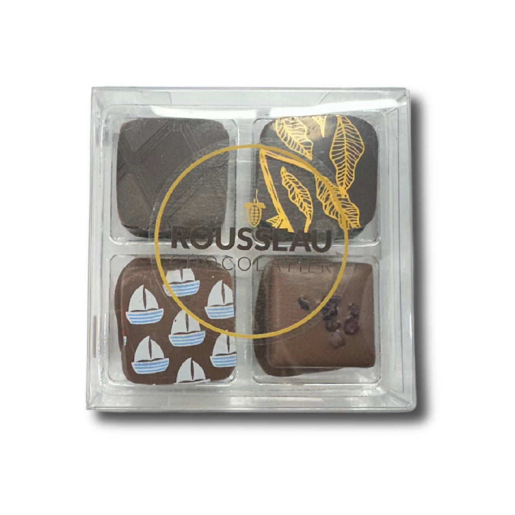 Rousseau Chocolatier Box Of 4 Chocolates
