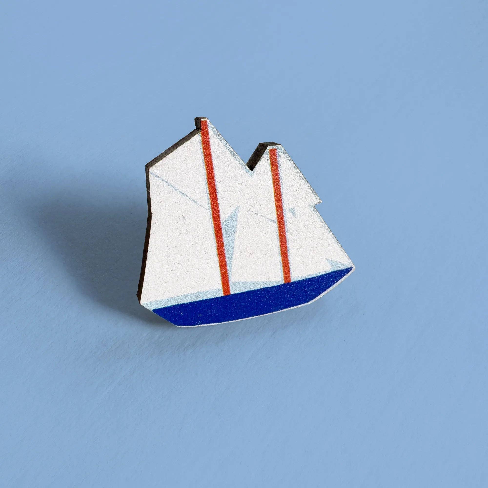 Wooden Pin - Boat