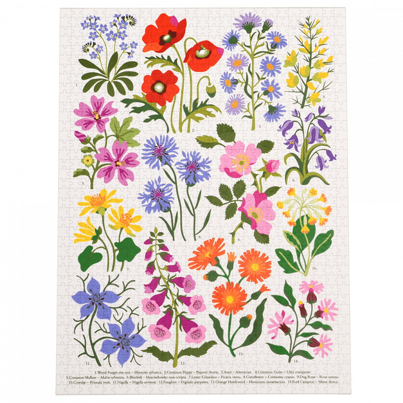 Wild Flowers 1000 Piece Puzzle