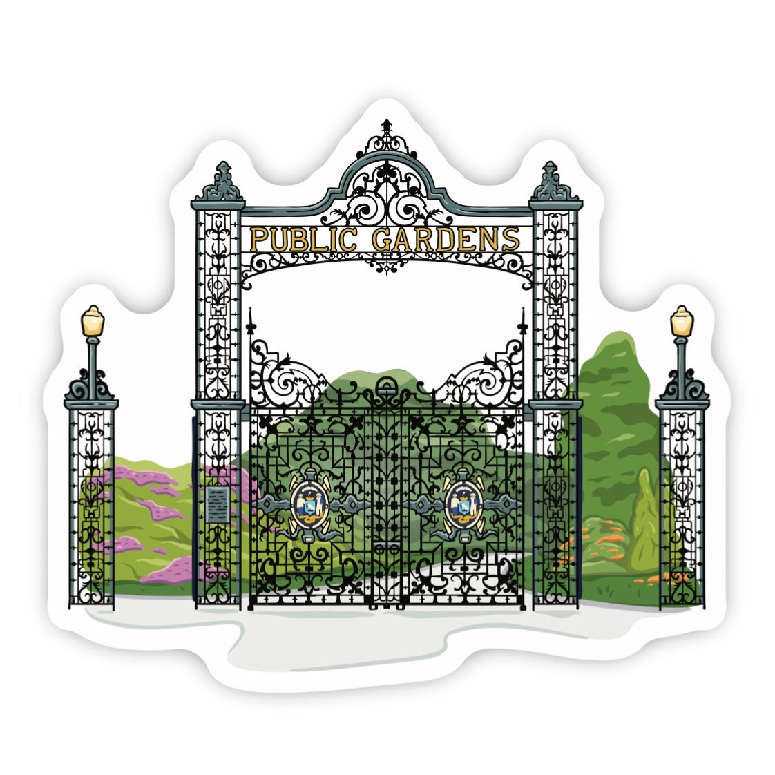 Sticker - Public Garden’s Gate