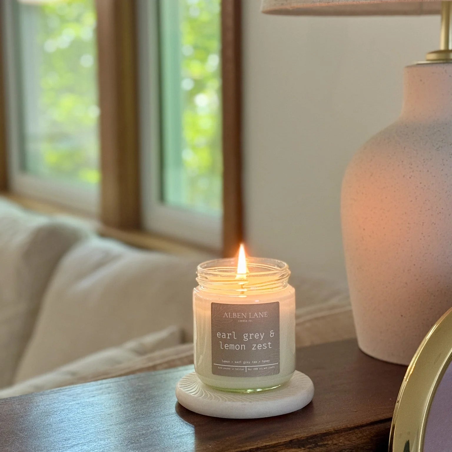 Alben Lane Candle Co. Jar Candle - Earl Grey & Lemon Zest