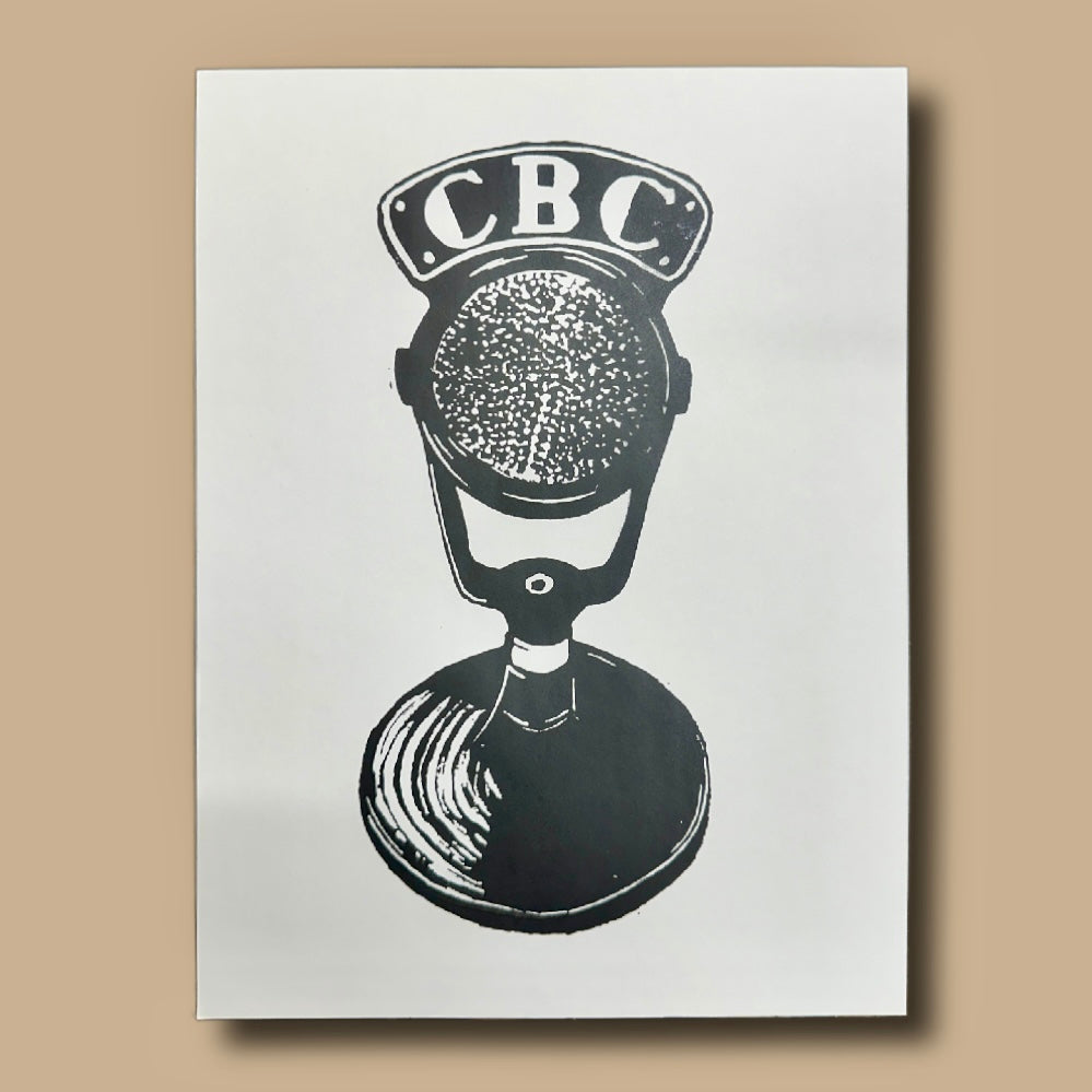Holdfast Ink Poster - CBC Vintage Microphone