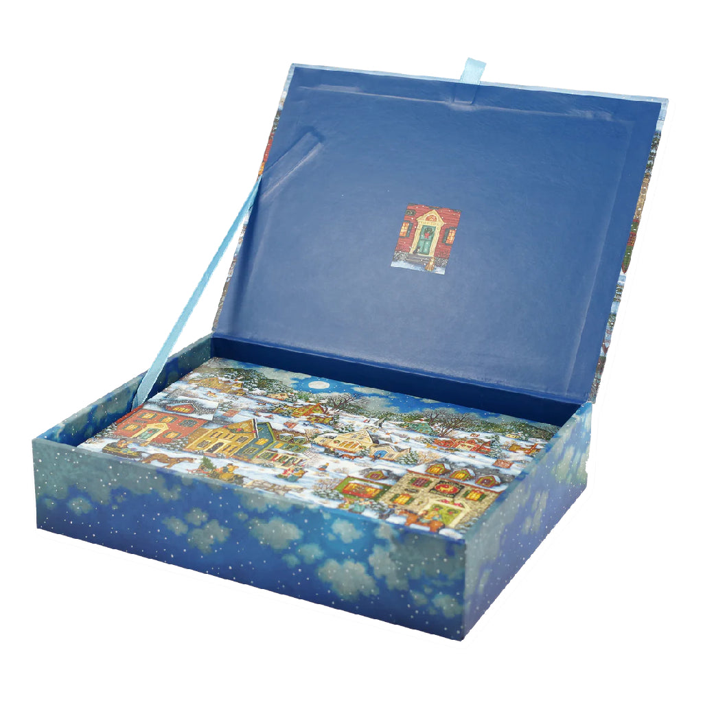 Peter Pauper Press Boxed Notes - Festive Village