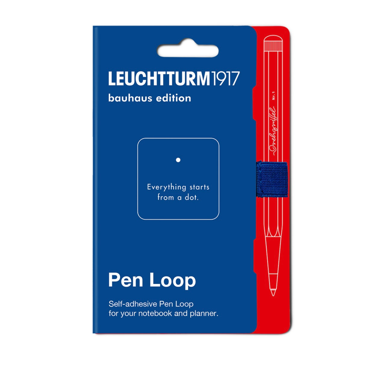 LEUCHTTURM1917 Pen Loop - Royal Blue, Bauhaus Edition