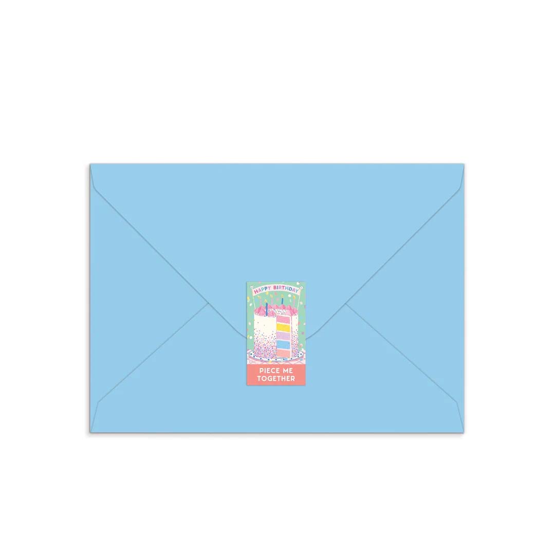 Confetti Birthday Cake 60 Piece Puzzle Card